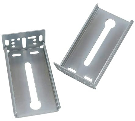 LONTAN 10 Pairs Rear Mounting Brackets for Drawer Slide - B4502 Cabinet Drawer Bracket for Face Frame Cabinets Kitchen Replacement Parts for 1.77 inch(45mm) Width Furniture Gildes