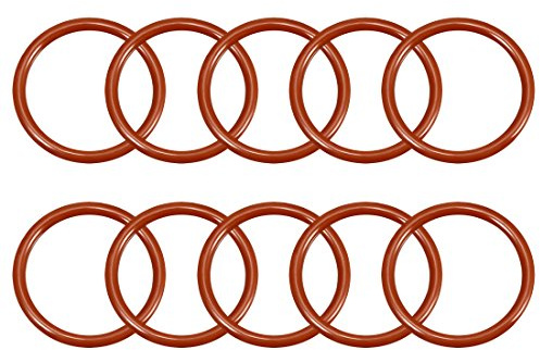 sourcing map 10 Stück O Ringe 27,8mmx34mmx3,1mm Dichtungsringe Rund Gummi Dichtung O Ring Seals NBR Unterlegscheibe für Wasserhahn Spülventile Waschbecken Duschablauf Hydraulik Rohrschlauch