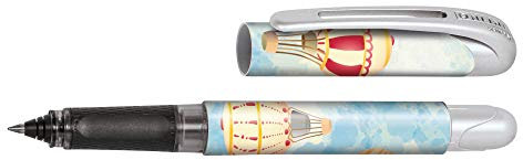 Online 12505/3D - Tintenpatronen-Rollerball College balloon Trip, Robuste Rollerball Spitze, für Standard Tintenpatronen, 1 Stück