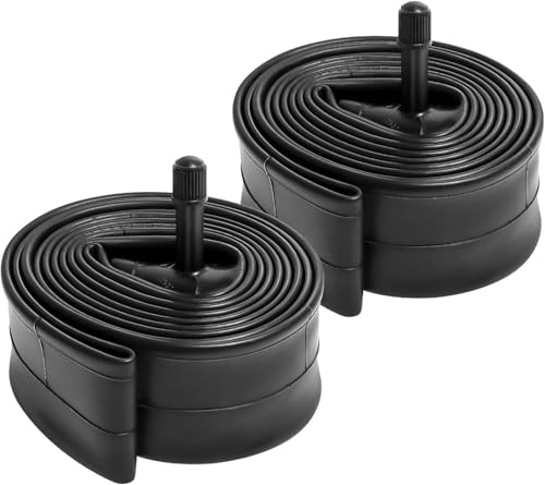 2-PCS 20 Bike Tubes 20x1.75/2.125 Premium Quality Butyl 20 Inch Bicycle Tube Compatible with Kids, Road, MTB, City, BMX Bike Inner Tubes Schrader Valve