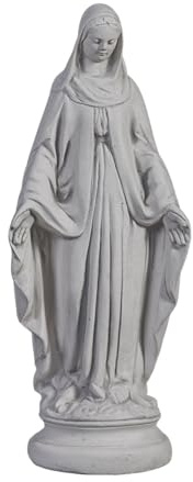 gartendekoparadies.de Figure de Pierre Massive Petite Statue Figure de la Sainte Vierge Marie Mère de Dieu en Pierre reconstituée, résistant au Gel