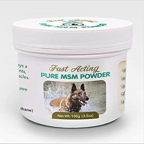 Vet's Advantage Pure MSM Powder for Dogs -Nutritional Joint Support so your Dog can Maintain Mobility and Comfort