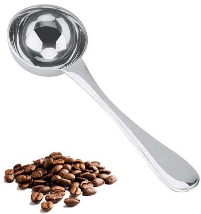 25 ML Coffee Spoon Sugar Tea Coffee Spice Measure Scoop Long Handled Coffee Measuring Scoop for Coffee Loose Tea Sugar or Flour