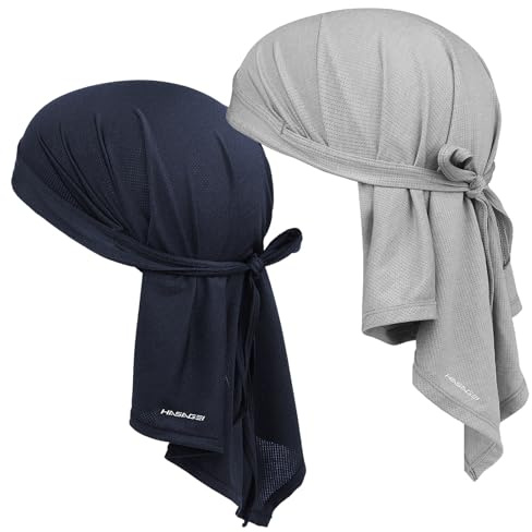 HASAGEI Bandana Atmungsaktiv Kopftuch Face Bandana Schnell trocknend Durag Elastisch Bandana Herren Halstuch Sport Bandana Kopftuch