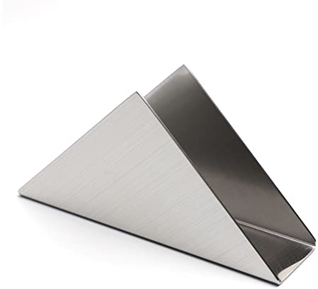 Metal Servilletero, Soporte para Servilletas, Servilletero de Mesa de Cocina, Porta Servilletas de Mesa, para Colocar Toallas de Papel en la Cocina, Salón y Oficina, Plata