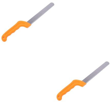 Operitacx 2 Piezas arreglo de flores cortadores herramienta multiusos cortador de barro de flores cuchillo para cortar flores de múltiples fines paleta de flores cuchilla de corte