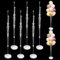AHAQU Lot de 6 supports de ballons réutilisables de 130 cm pour le sol, support de ballons pour fête, mariage, décorations d'anniversaire
