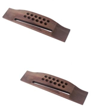 ifundom 2stücke String Akustikgitarre Steg Aus Rosenholz Hochwertiger Ersatz Für Folk-gitarre Einfach Montierbar Präzise Geschliffen Und Vorgebohrt Für Diy-projekte