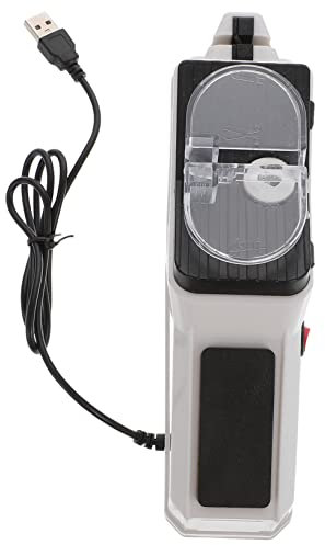 Mikinona Affilacoltelli Elettrico Design Ergonomico Affilatura Per Utensili Facile Da Usare e Adatto Per Cucine Domestiche e Professionali