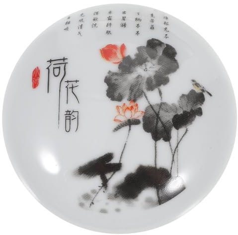 Anneome Chinesisches DIY-stempelkissen Mit Keramikbox Für Stoff Holz Papier Karten Leuchtende Und Abwaschbare Pigmente