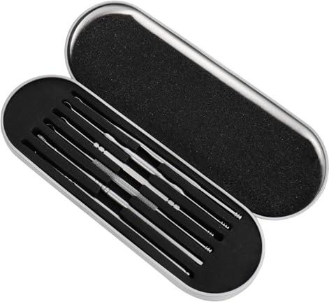 COLLBATH 12stücke Teiliges Ohrenschmalz Entferner Spiral Ohrreiniger Mit Tragetasche Für Effektive Ohrreinigung Und Pflege Für Ganze Familie