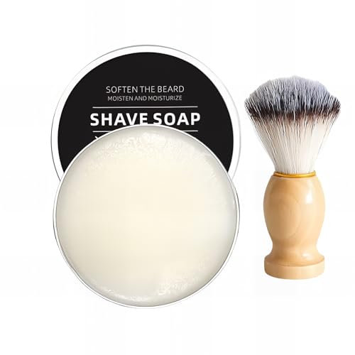 Shaving Soap for Men, Shaving Kit, Include Shaving Soap, Shaving Brush,Gifts For Men