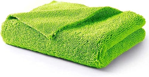 Detailers United - Premium 40x40cm Soft Microfiber Car Glass Cleaning Cloth – 300GSM Lint-Free Streak-Free Towel for Windows, Mirrors & Windshields – Ultra-Fine Fibers for a Scratch-Free Shine
