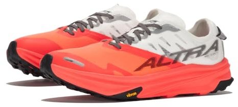 ALTRA Mont Blanc Carbon Zapatillas para Correr Zapatilla Trail Hombres Blanco - White/Coral 44,5