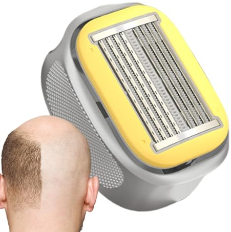 Rasoir Crânien Manuel - Appareil D'autocoupe Pour Barbe Et Cuir Chevelu,Tondeuse à Cheveux Imperméable Outil de Toilettage pour Cuir Chevelu Barbe Visage Bras Jambes Corps Usage Quotidien et