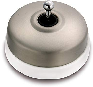 Fontini - Cruzamiento porcelana laton 10a-250v niquel pack