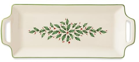 Lenox 879348 Holiday Hors d'Oeuvre Tray, Christmas Hosting