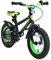 BIKESTAR Kinderfahrrad 12 Zoll für Mädchen und Jungen ab 3-4 Jahre | 12er Kinderrad Mountainbike | Fahrrad für Kinder Schwarz & Grün | Risikofrei Testen