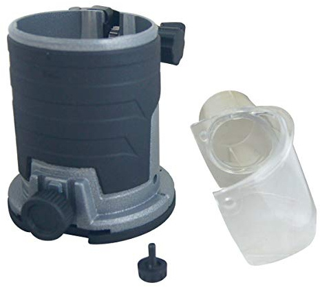 KATSU Oberfräse Zubehör Trimmer Fräsmodul Offset Base mit Staubabsaugung, einstellbar, für Katsu Makita RT0700C Elektro- oder Akku-Holz-Handoberfräsen