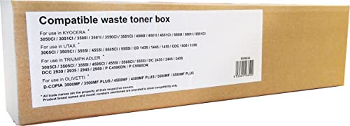 OBV Kompatibel Resttonerbehälter mit Kyocera WT-860 1902LC0UN0 Olivetti B0989 für TASKalfa 3050ci 3050cig 3051ci 3500i 3501i 3550ci 3550cig 3551ci 4500i