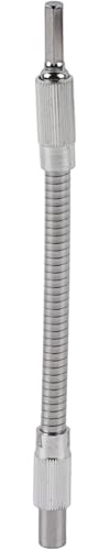 Albero Flessibile Professionale 360° per Trapani Cacciaviti Prolunga Antivibrante 1/4 (6.35mm) con Attacco Quick Release e Custodia Portainserti, Certificato CE per Officina & Fai Te
