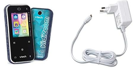 VTech Kidizoom Snap Touch Bleu + Chargeur USB