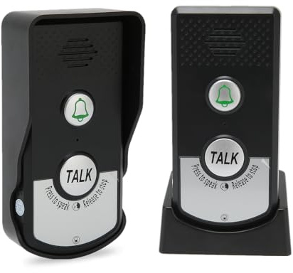 Campanelli interfonici wireless - di comunicazione bidirezionale a lunga distanza con design impermeabile IP54 per uso domestico e alberghiero