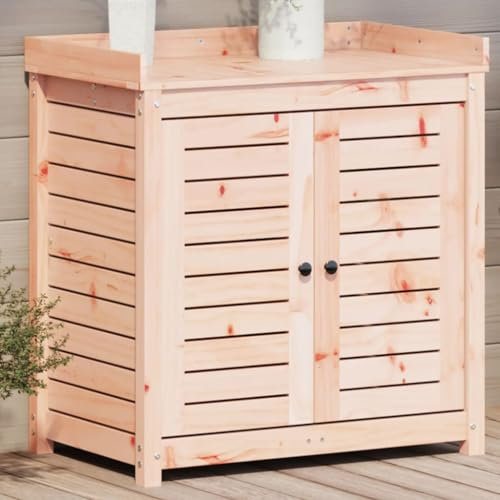 Lawn & Garden Pflanztisch mit Ablagen 82,5x50x86,5cm Massivholz Douglas Gartenarbeit