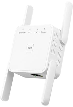 Uonlytech 1200m Extender Di Segnale Parete Mbps Router Amplificatore Di Segnale Wifi Esteso 4 Antenne Esterne Pulsante Di Connessione Porta Di Rete Modalità Ripetitore Interfaccia Operativa