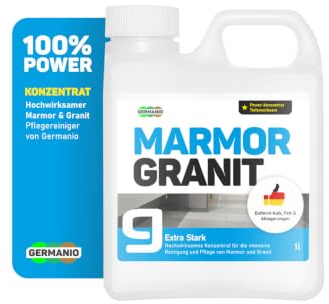 Germanio Intense Marmor & Granit Kraftreiniger, Pflegereiniger, Extra Stark, 1 Liter