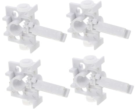 DECHOUS 1 Satz Rotierende Box Für Vertikalen Vorhang Kippstange Reparaturträger Für Weiße Jalousien Auto Schaufel Tür Vertikale Blindbeschläge Reparaturset Für Jalousien Plastik 4 Stück