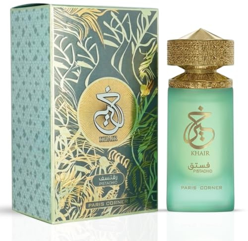 Khair Pistachio by Paris Corner for Unisex Eau de Parfum, 100 ml, spray
