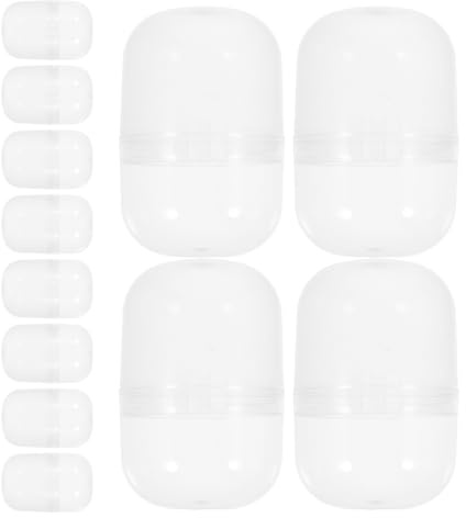 NOLITOY 40pcs Clear Plastic Fillable For Gumball Machine Toy Vending Machine Claw Prizes Party Favor And Candy Storage Display