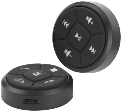 Cryfokt Control Inalámbrico de DVD de Automóvil GPS, Volumen de Música Voleante del Automóvil Wireless, para iOS