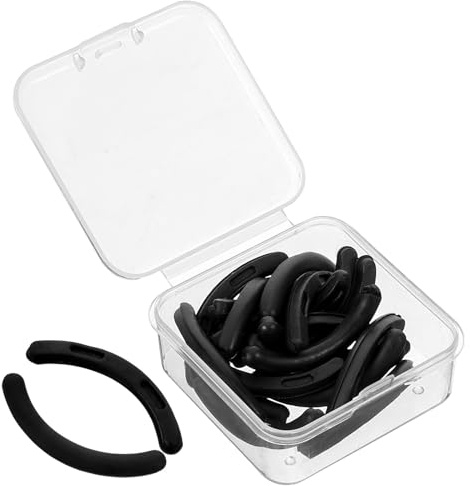 Gummi Ersatzteile für Wimpernzangen, Weiche Pads | Leicht Austauschbar, Passend für Viele Modelle, Damen Make Up Zubehör, Schwarz, 24 Stück Packung