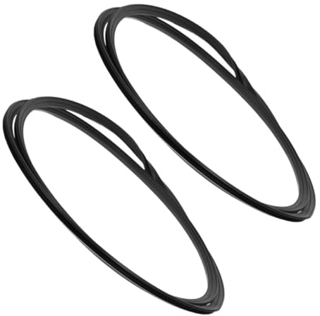 HAMPPLIES Guarnizione ad Anello in Gomma 52cm per Base Poltrona da Parrucchiere, Set 2 Pezzi Antiscivolo per Sedie da Salone, Protezione Stabile per Arredi Parrucchieri