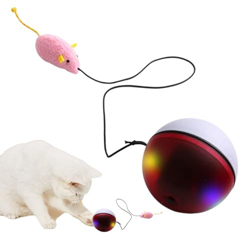Interaktiv Kattboll | Automatiskt Rörlig Smart Sensor Leksak | Rörlig Kattboll | Till Husdjur Inomhus Utomhus Vardag Födelsedag Semester
