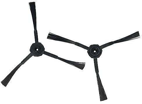 vhbw 2X Cepillo Lateral Compatible con iLife Chuwi V5Pro, V5, V5S Robot Aspirador - Set cepillos, Negro