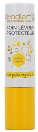 ALVADIEM STICK LÈVRES HYDRATANT à la gelée royale bio - Lèvres sèches - Fabriqué en FR