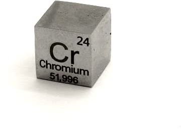 10mm polierte Barren Metallic Elements Serie. Lasergravuren ... (Chrom)