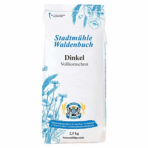 Stadtmühle Waldenbuch Dinkel Vollkornschrot, 2,5 kg