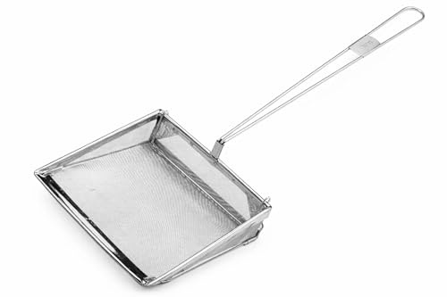 Pack of 2 Professional 8/20cm Square Fat Oil Skimmer 80 Mesh Skimmer Chippy Fish & Chip
