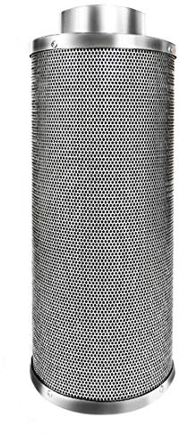AKF Aktivkohle-Filter Luft-Filter Geruchsfilter Abluft-Filter Grow Filter für Rohrventilatoren 100 125 200 250 315 mm (100x200mm 265m³/h)