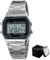 Felenny Herren-Digitaluhr, Luxuriös, Wasserdicht, Edelstahl, Sportuhr, 30 M Wasserdicht, Edelstahlarmband