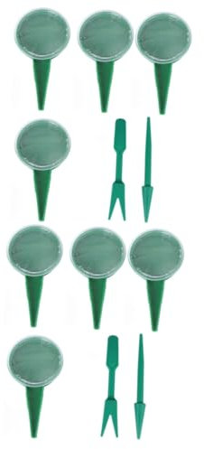 POPETPOP 2sets Seed Dispenser Dibber for Planting Lightweight Non-slip Handle for Succulent Transplanting Random Color