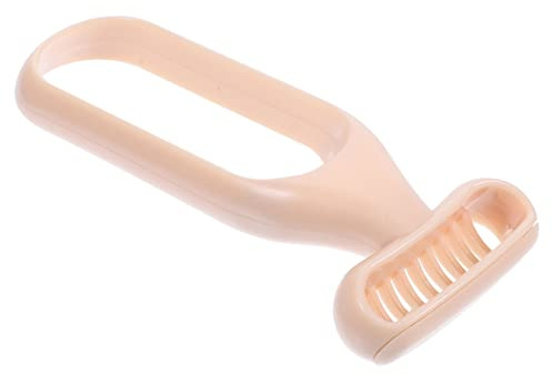 Achselrasierer für Frauen und Mädchen, Beige Abs Kunststoff | Kompakter Körperhaarentferner für Unterwegs, Präzise Rasur, für Achseln und Beine
