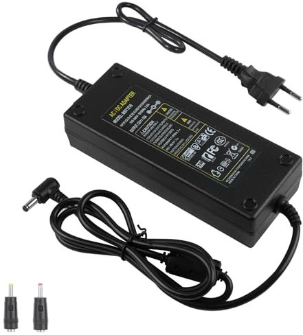 OFFCUP 12V 10A Adattatore di Alimentazione Universale, 120W Trasformatori Adattatore di Alimentazione, Alimentatore, per Proiettori, Striscia LED, Stampanti, Monitor, Altoparlanti, Monitor, Radioo