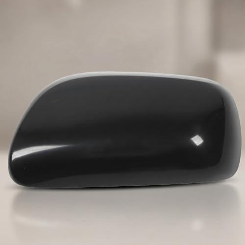 Culnflun Auto Spiegelkappen, Rückspiegel Abdeckung für toyota yaris spiegelkappen, Spiegelabdeckung Yaris mit Auto Rückspiegel Abdeckung Spiegelkappe Schwarz für Yaris 2006-2012(Links 87945 0D907)