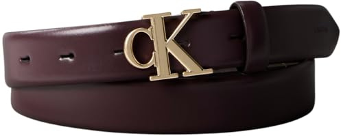 Calvin Klein Damen Ck Buckle 30mm Fixed Belt Lv04f7054g Gürtel (1er Pack)
