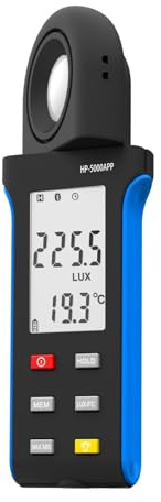 Luxmetro ad alte prestazioni con APP Versatile, accurato e ricco di funzionalità for la misurazione l'analisi della luce professionale per interni ed esterni